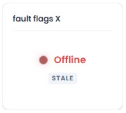 The Indicator widget showing a colored state light with a label